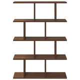 Wall Cube Shelf 12 Compartments Brown Oak Engineered Wood