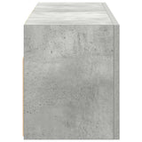 Bathroom Wall Cabinet Concrete Grey 80x25x30 cm Engineered Wood