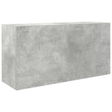 Bathroom Wall Cabinet Concrete Grey 80x25x40 cm Engineered Wood