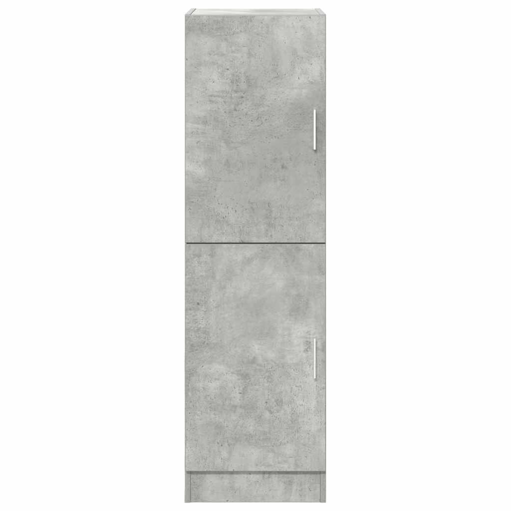 Kitchen Cabinet Concrete Grey 38x41.5x131.5 cm Engineered Wood