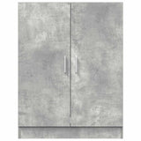 Washing Machine Cabinets 2 pcs Concrete Grey Engineered wood