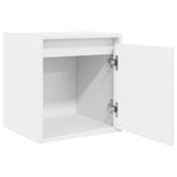 Wall-Mounted Bedside Cabinet White 38x34x40 cm