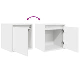 Wall-Mounted Bedside Cabinets 2 pcs White 38x34x40 cm