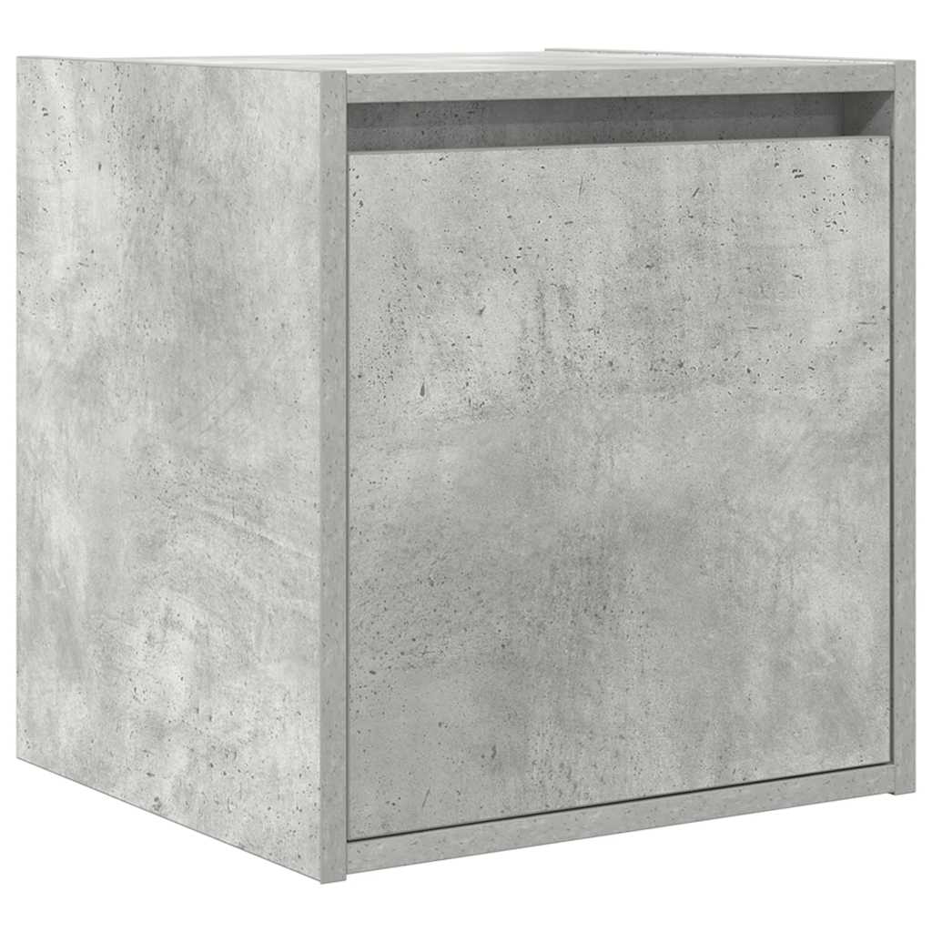 Wall-Mounted Bedside Cabinets 2 pcs Concrete Grey 38x34x40 cm