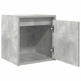 Wall-Mounted Bedside Cabinets 2 pcs Concrete Grey 38x34x40 cm