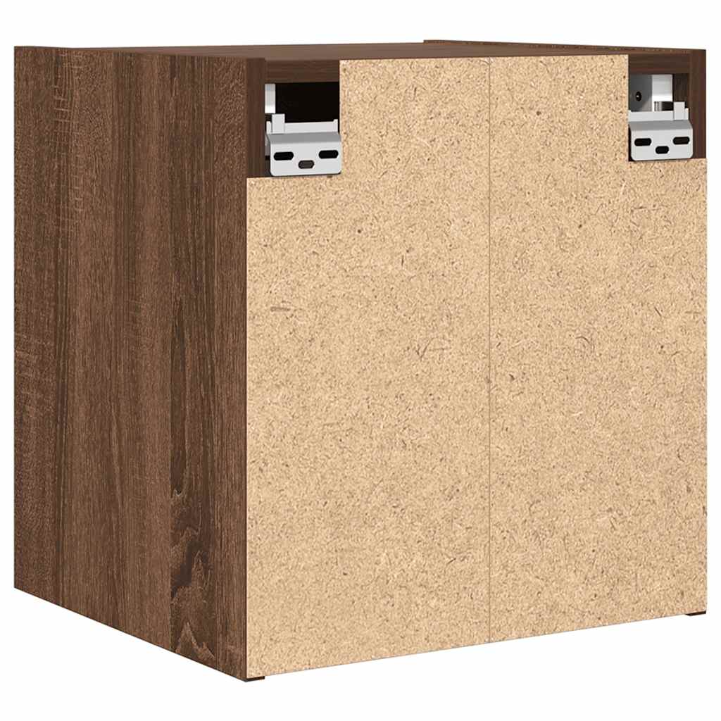 Wall-Mounted Bedside Cabinets 2 pcs Brown Oak 38x34x40 cm