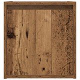 Wall-Mounted Bedside Cabinet Old Wood 38x34x40 cm