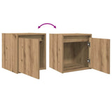 Wall-Mounted Bedside Cabinets 2 pcs Artisan Oak 38x34x40 cm