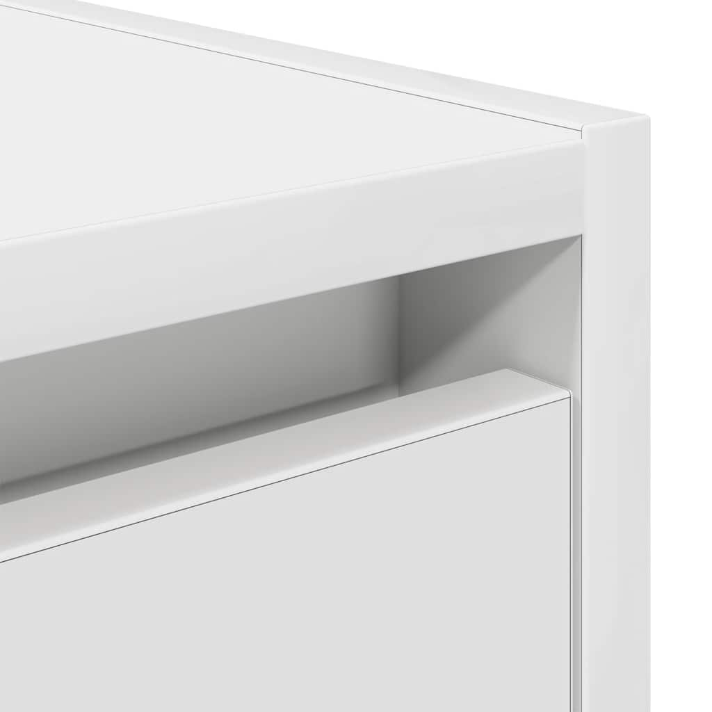 Wall-mounted Bedside Cabinet White 38x34x40 cm