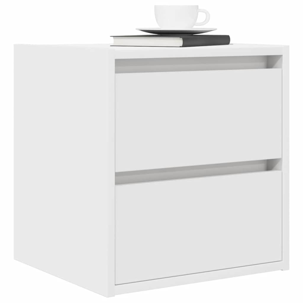 Wall-mounted Bedside Cabinets 2 pcs White 38x34x40 cm