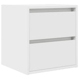 Wall-mounted Bedside Cabinets 2 pcs White 38x34x40 cm