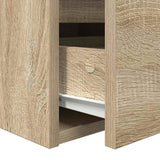 Wall-mounted Bedside Cabinets 2 pcs Sonoma Oak 38x34x40 cm