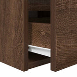 Wall-mounted Bedside Cabinets 2 pcs Brown Oak 38x34x40 cm