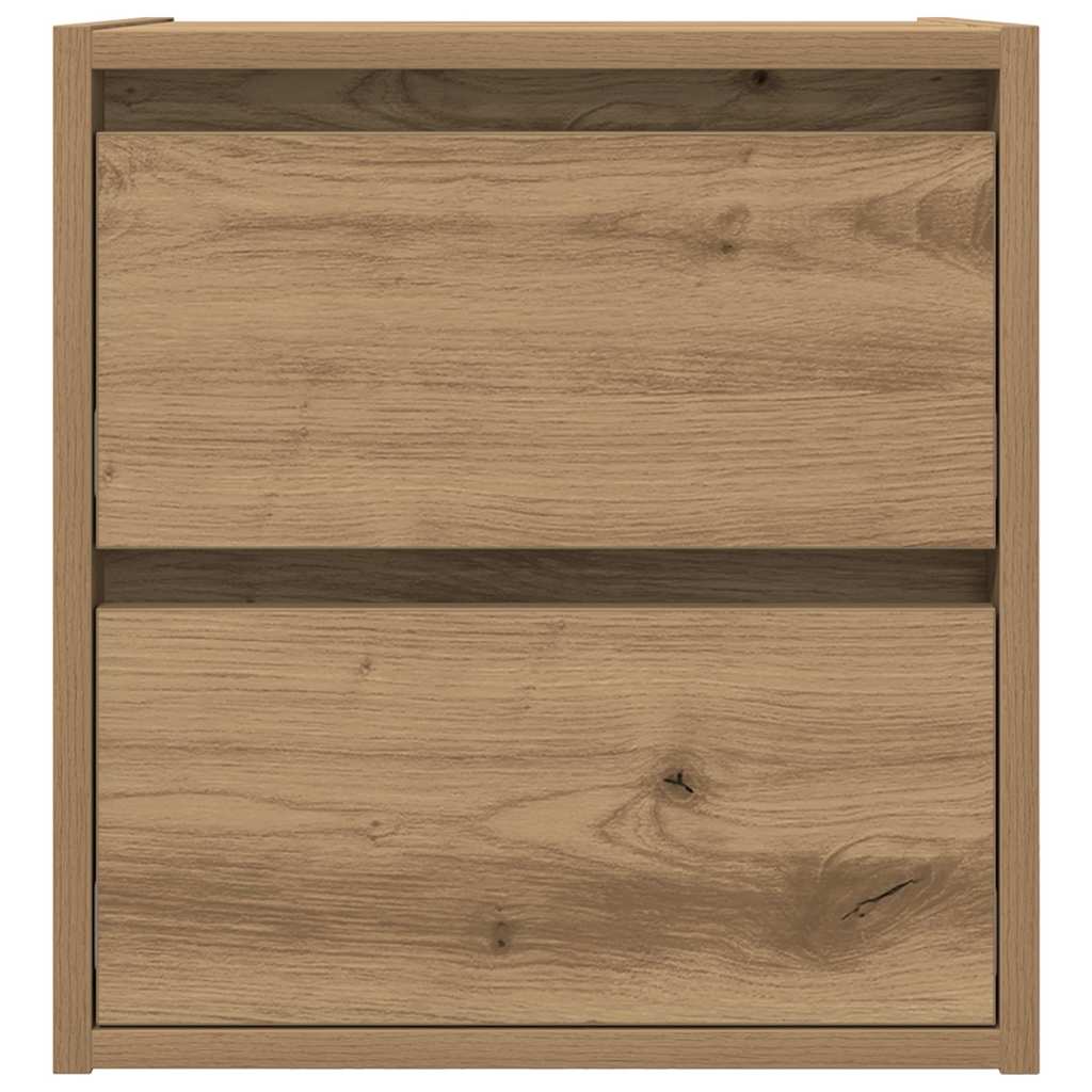 Wall-mounted Bedside Cabinets 2 pcs Artisan Oak 38x34x40 cm