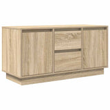 TV Cabinet with LED Lights Sonoma Oak 100x41x50 cm