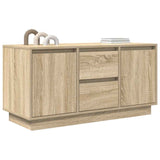 TV Cabinet with LED Lights Sonoma Oak 100x41x50 cm