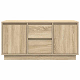 TV Cabinet with LED Lights Sonoma Oak 100x41x50 cm