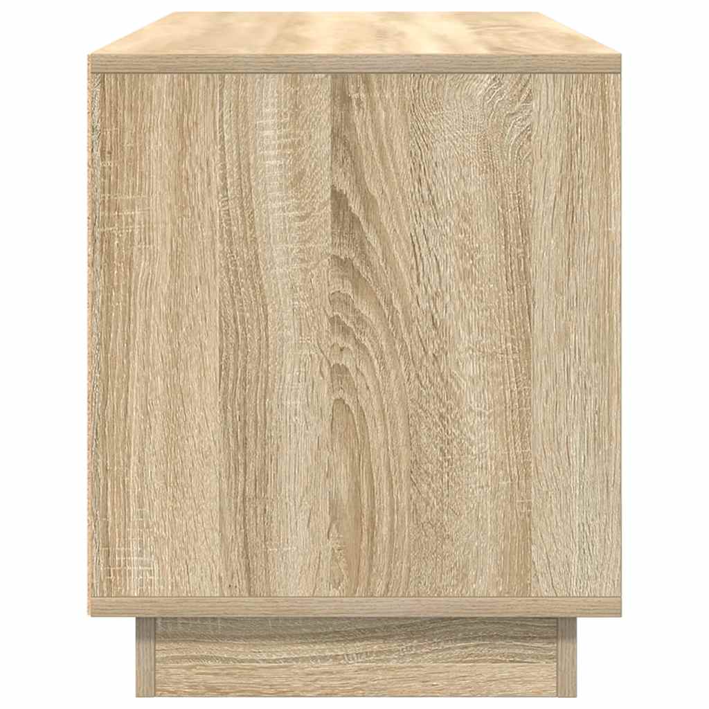 TV Cabinet with LED Lights Sonoma Oak 100x41x50 cm