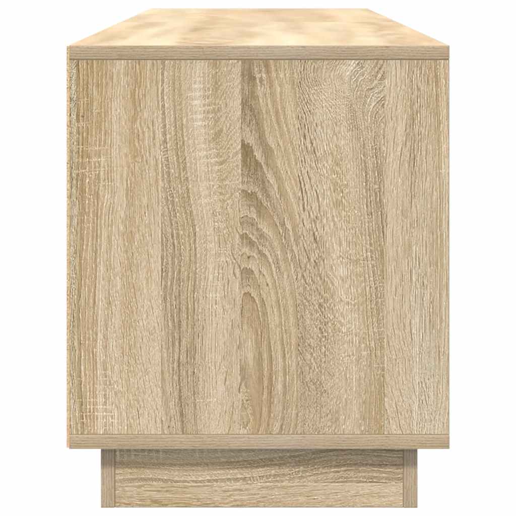 TV Cabinet with LED Lights Sonoma Oak 193.5x41x50 cm