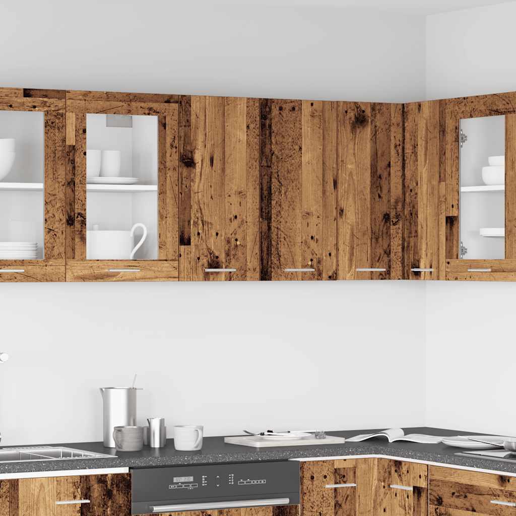 Kitchen Wall Cabinet Lyon Old Wood 60x31x60 cm Engineered Wood