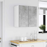 Kitchen Wall Cabinet Concrete Grey 60x31x60 cm Engineered Wood