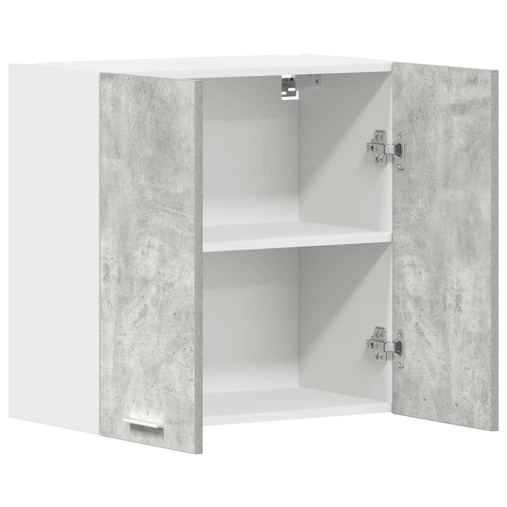 Kitchen Wall Cabinet Concrete Grey 60x31x60 cm Engineered Wood