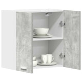 Kitchen Wall Cabinet Concrete Grey 60x31x60 cm Engineered Wood