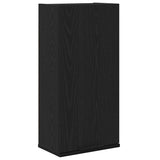 Wall-mounted Cabinet Black Oak 32x20x67 cm Engineered Wood