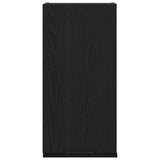 Wall-mounted Cabinet Black Oak 32x20x67 cm Engineered Wood