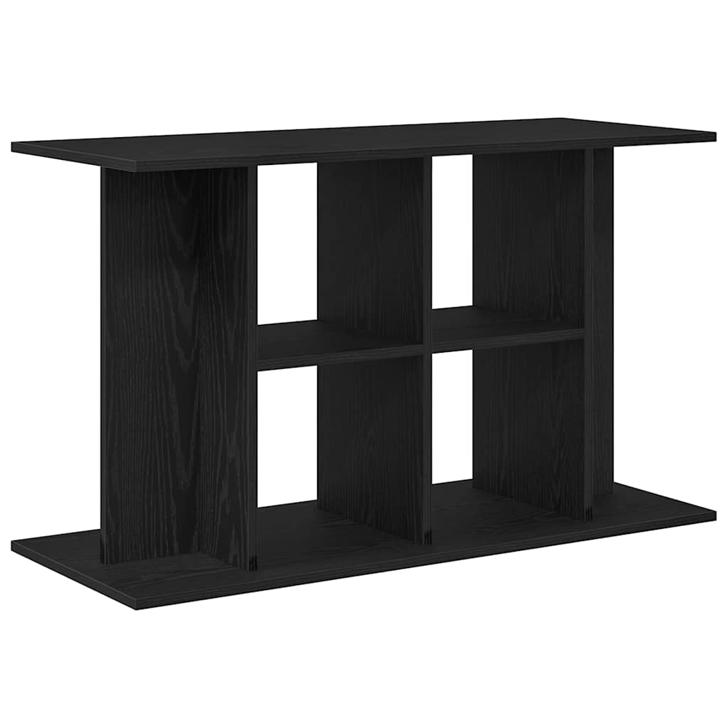 Aquarium Stand Black Oak 100x40x60 cm Engineered Wood