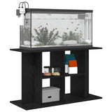 Aquarium Stand Black Oak 100x40x60 cm Engineered Wood