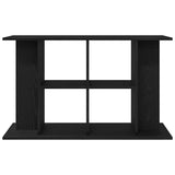 Aquarium Stand Black Oak 100x40x60 cm Engineered Wood