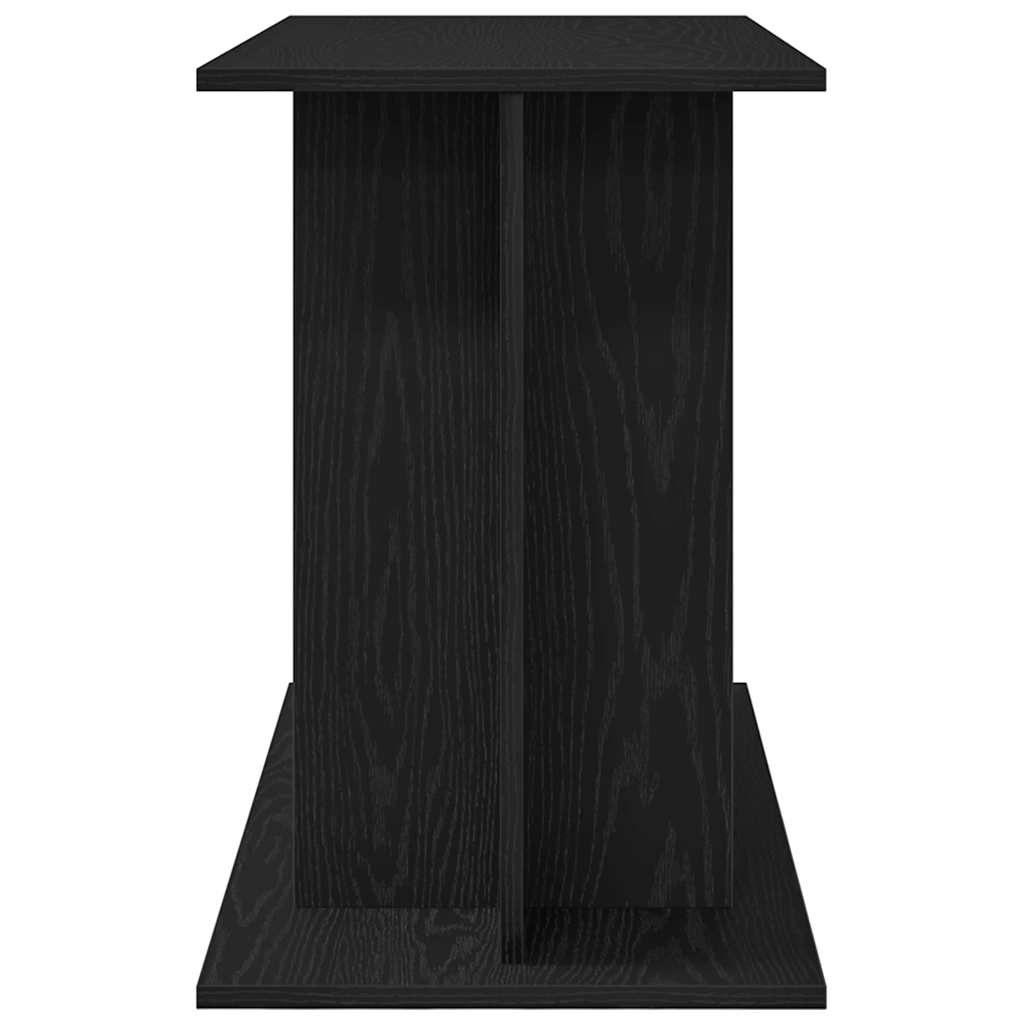 Aquarium Stand Black Oak 100x40x60 cm Engineered Wood