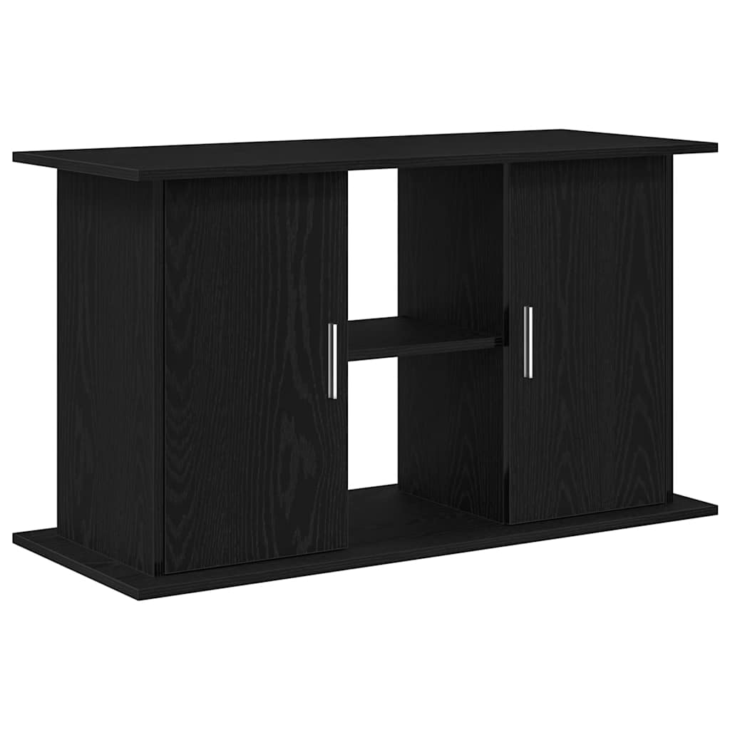 Aquarium Stand Black Oak 101x41x58 cm Engineered Wood