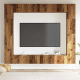 Wall Mounted TV cabinets 8 pcs Old Wood Engineered Wood