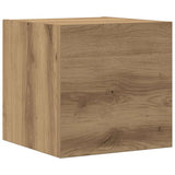 Wall Mounted TV cabinets 3 pcs Artisan Oak Engineered Wood