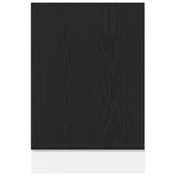 Dishwasher Panel Lyon Black Oak 45x1.5x67 cm Engineered Wood