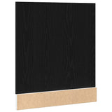 Dishwasher Panel Lyon Black Oak 60x1.5x67 cm Engineered Wood